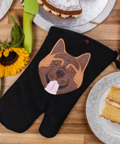 American Akita dog oven gloves gift sale UK