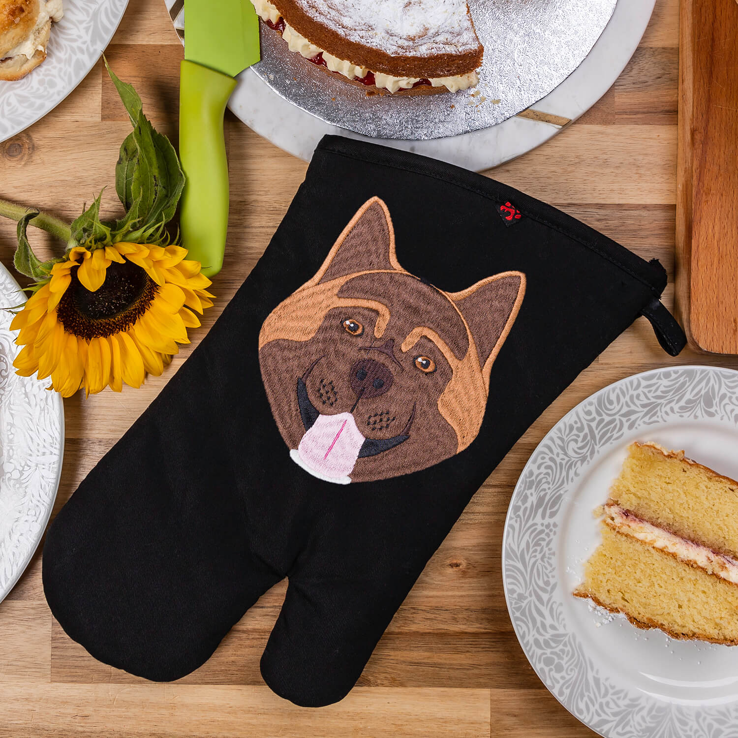 American Akita dog oven gloves gift sale UK