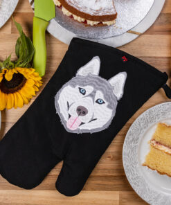 Husky dog oven gloves product for sale UK