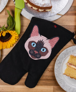 Siamese cat oven glove gift for sale UK