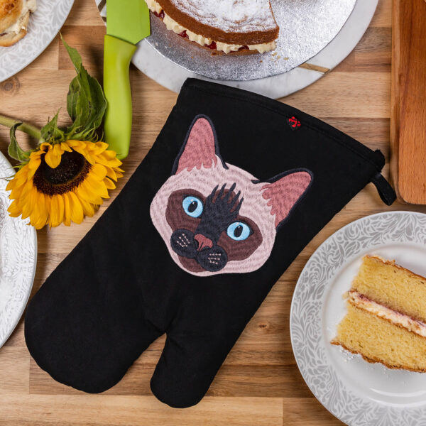 Siamese cat oven glove gift for sale UK