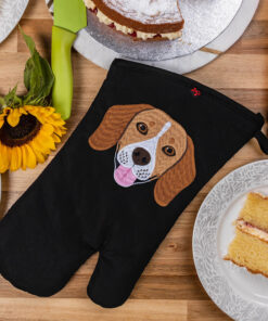 Beagle dog oven gloves gift for sale UK